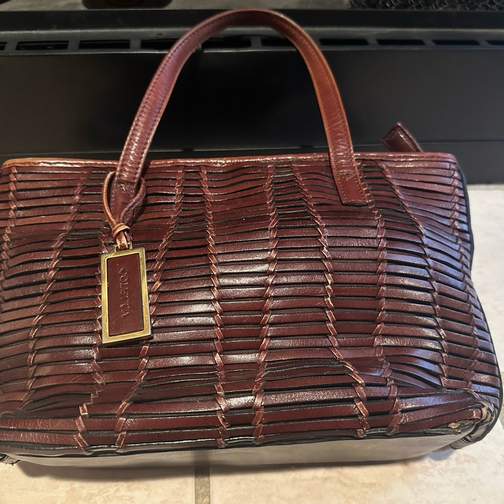 Vintage Coletta woven handbag